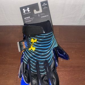 Under Armour x UA Blur Limited Edition Football Gloves Men Size XXL $50 MSRP